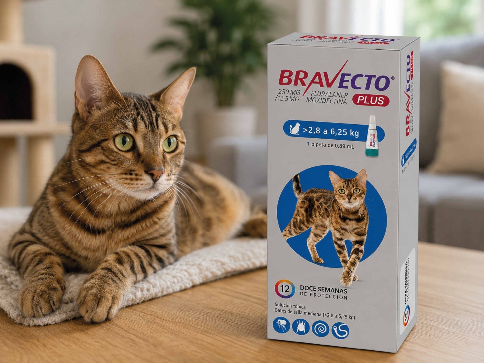 Bravecto Plus para gatos proteccion completa en un solo producto